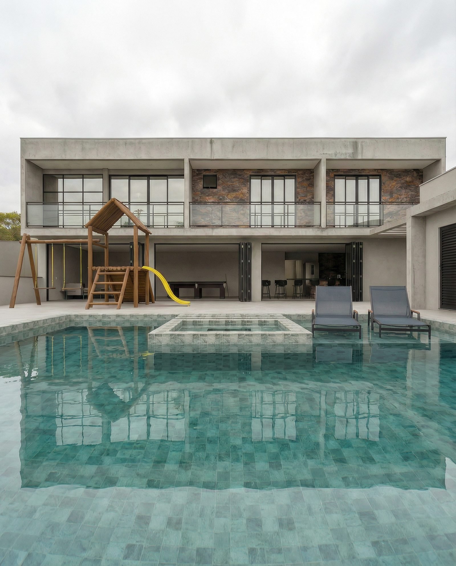 Enquadramento da Casa Jequitibá sob a luz natural