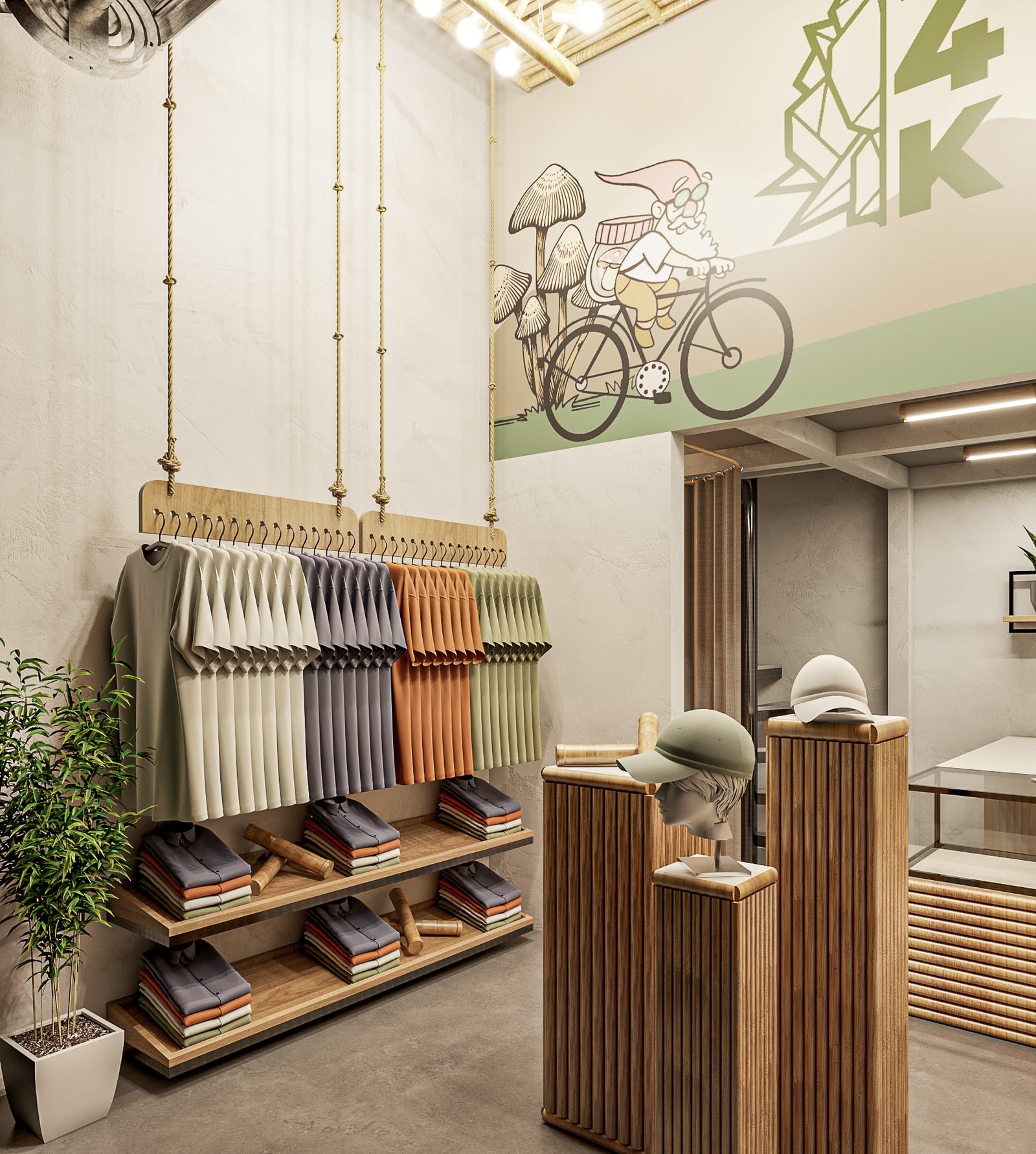 Ambiente comercial do Twenty Four K